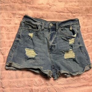 High rise mom shorts